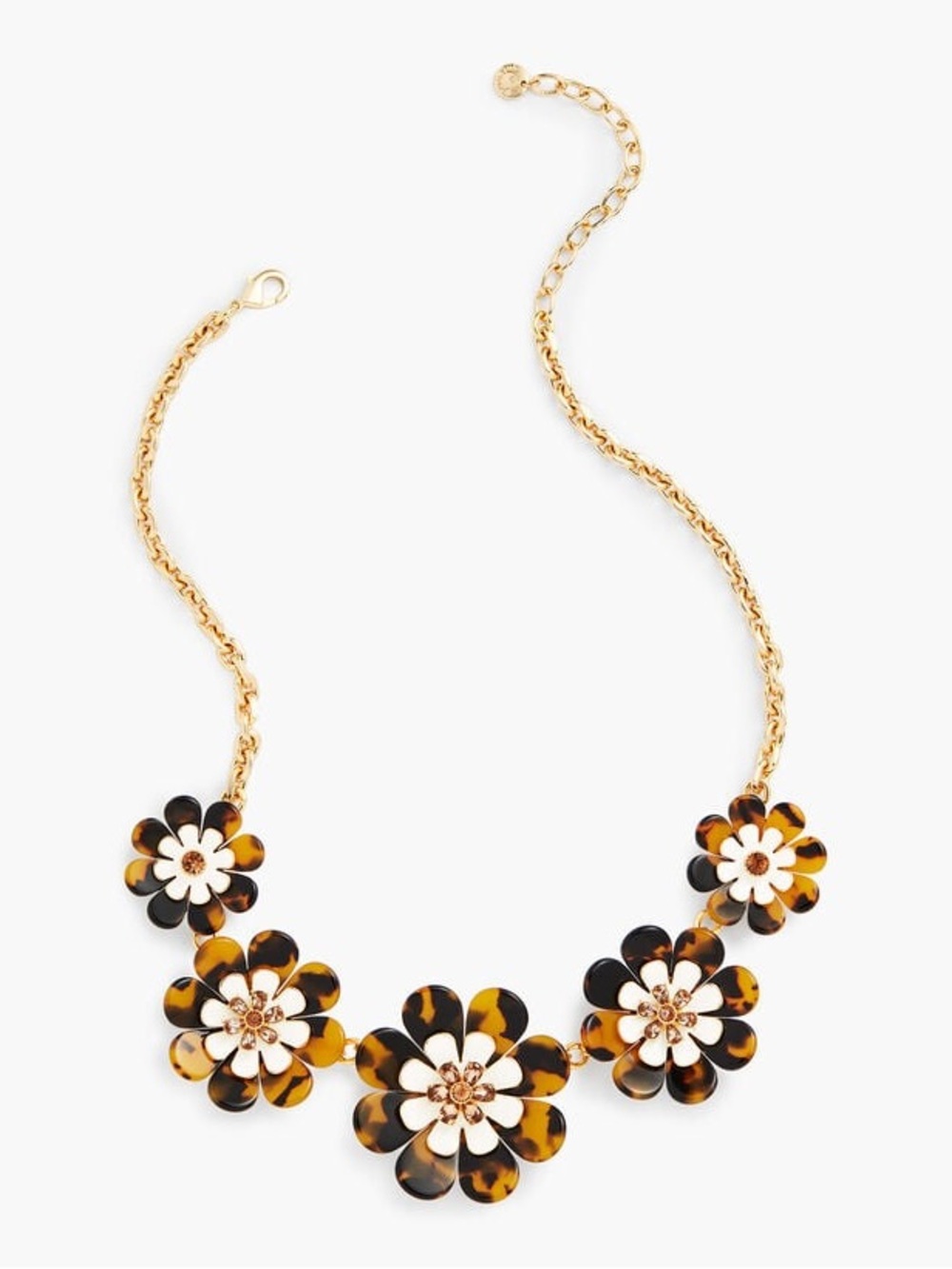 Tortoise Flower Necklace from Talbots